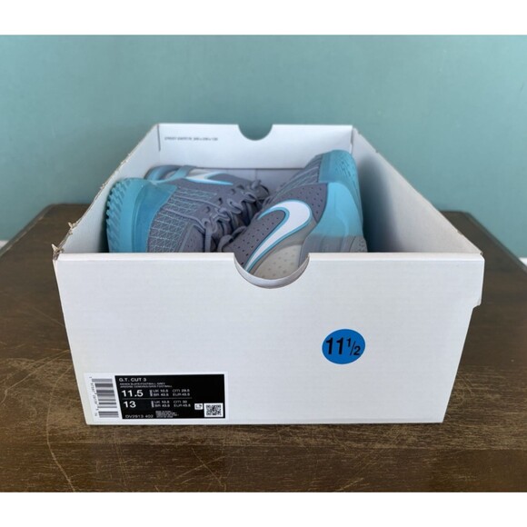 Nike GT Cut 3 Ashen Slate Basketball Shoes Men\'s Size 11.5 DV2913-402 NO LID